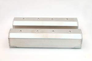 Canton Racing Products - Canton Chevy SBC Tall Fabricated Aluminum Valve Covers Center Bolt Heads