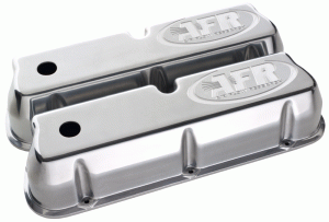 Air Flow Research - AFR SBF Polished Aluminum Tall Valve Covers CNC Engraved