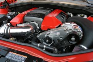 Vortech Superchargers - Chevrolet Camaro SS LS3 L99 2010-2011 6.2L Vortech Supercharger - Satin V-3 Si Complete Kit