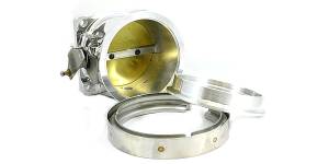 Accufab Racing - Accufab 105mm 86-93 Mustang 5.0L V-band Throttle Body Kit