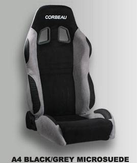A4 Black/Gray Microfiber