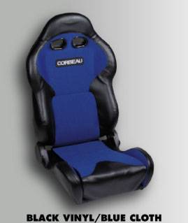 Black Vinyl/Blue Cloth