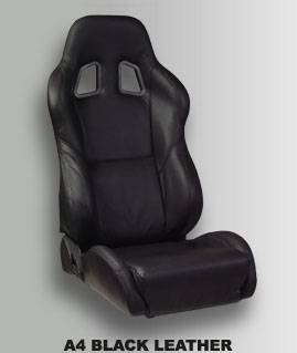 A4 Black Leather