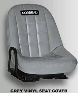 Grey Vinyl Seat Cover