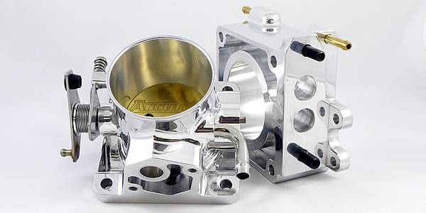 Accufab Racing - Accufab 65mm 86-93 Mustang 5.0L Race Throttle Body w/EGR Spacer