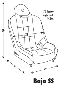Corbeau Baja SS Racing Seat