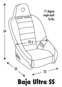 Corbeau Baja Ultra SS Racing Seat