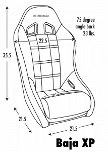 Corbeau Baja XP Racing Seat