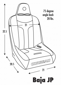Corbeau Baja JP Racing Seat