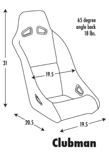 Corbeau Clubman Racing Seat