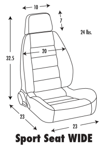 Corbeau Sport Reclining Seat (Pair)