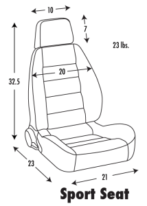 Corbeau Sport Reclining Seat (Pair)