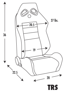 Corbeau TRS Reclining Seat (Pair)