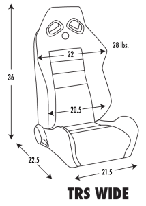 Corbeau TRS Reclining Seat (Pair)