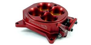Accufab Racing - Accufab 4-Barrel 4150 Red Throttle Body