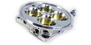 Accufab Racing - Accufab 4-Barrel 4500 Polished Throttle Body