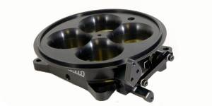 Accufab Racing - Accufab 4-Barrel 4500 Black Throttle Body