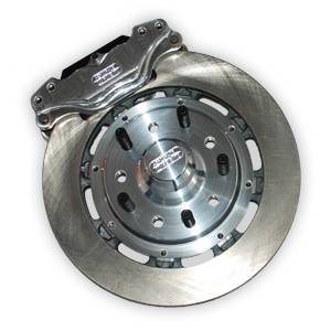 Aerospace Components - Aerospace Ford Mustang Front 2 Piston Floater Pro Street Disc Brakes 1979-1993 5 Lug
