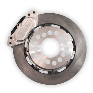 Aerospace Components - Aerospace Ford 8.8 Rear Pro Street Disc Brakes 4 Lug w/ Stock Axle