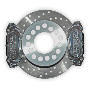 Aerospace Components - Aerospace Ford 8.8 Rear Drag Disc Brakes 5 Lug w/ Stock Axle Dual Caliper