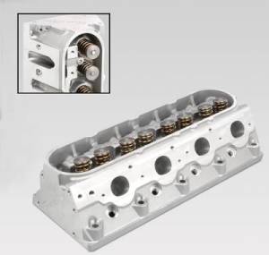 Trickflow - 64cc CNC-ported combustion chambers for LS1, 1.300" valve springs, for centerbolt valve covers