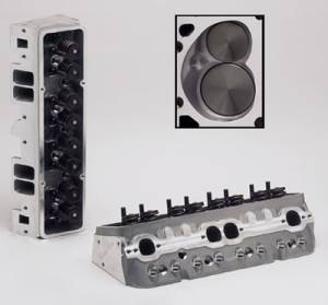 TFS Cylinder Heads - Chevy - Super 23 Race Cylinder Heads for Small Block Chevrolet - Trickflow - 67cc combustion chambers and 1.530" valve springs, for perimeter bolt valve covers