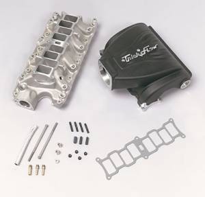 Air Induction - Trick Flow Specialties Intake Manifolds - Trickflow - Trick Flow R-Series Intake Manifold for Ford 5.0L Black 90mm