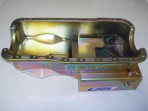 Canton Street/Strip/Road Race Oil Pans - Ford Street/Strip/Road Race Oil Pans - Canton Racing Products - Ford Mustang Cobra 351W Canton 9 Quart Front Sump Oil Pan
