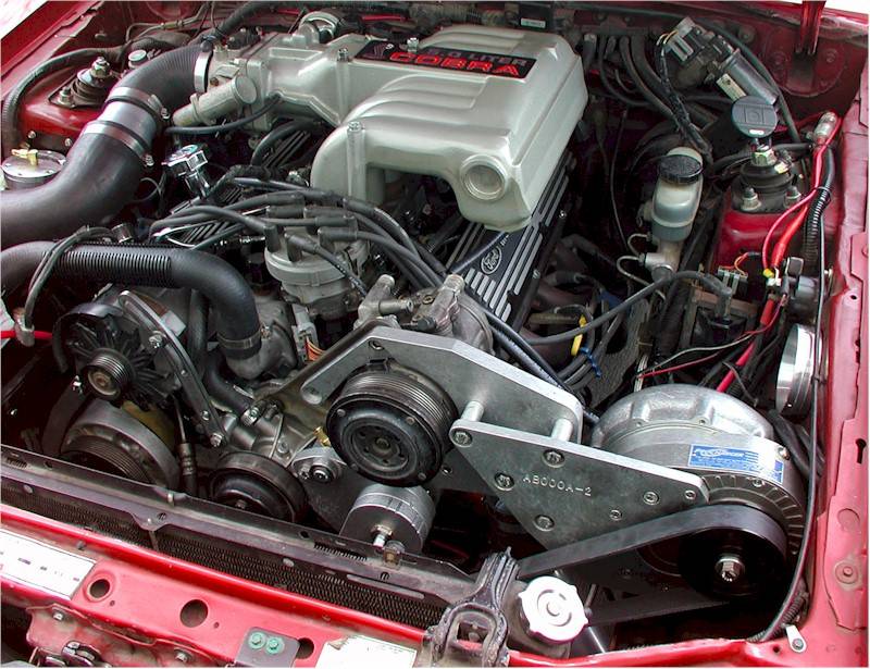 Ford Mustang and Cobra 1986-1993 5.0L Procharger - HO System with P1SC 8 ri...