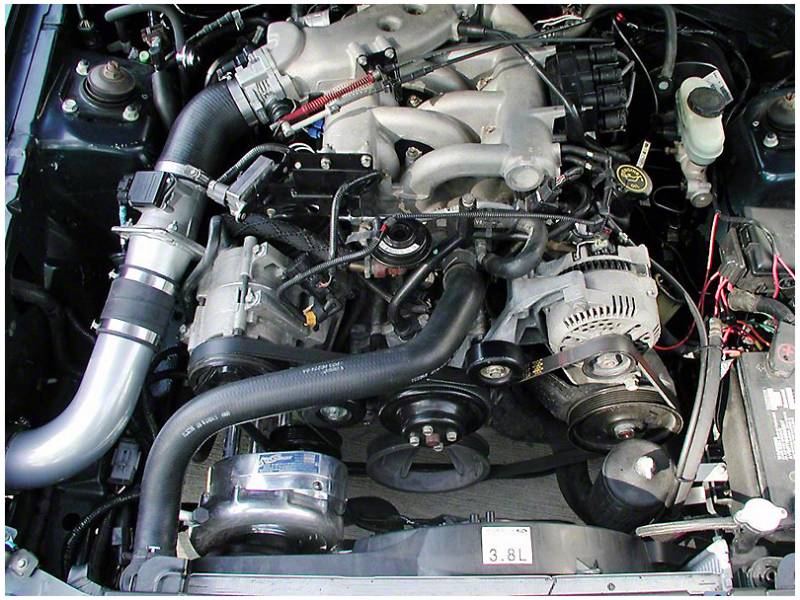 Ford Mustang V6 3.8L 1999-2003 - HO Intercooled P1SC ... 1999 ford taurus alternator wiring diagram 