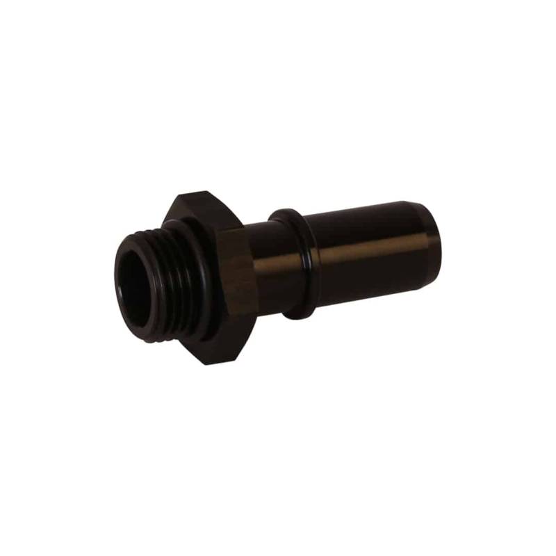 Russell 670700 Fuel/Oil Sump Fitting – -8 AN ORB To -8 AN Male, Black