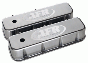 Air Flow Research - AFR BBC Polished Aluminum Valve Covers CNC Engraved