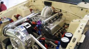 ATI/Procharger - ProCharger Ford SBF Carb/EFI Reverse Race F-1R Non-Intercooled Supercharger System - Cog Driven