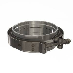 Accufab Racing - Accufab 4" Stainless Steel V-Band Clamp With Ferrule Kit