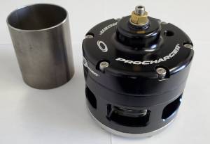 ATI/Procharger - ATI Black Race Bypass Valve With Mounting Hardware - Open (Steel Flange)