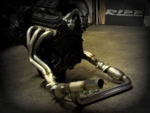 Ripp Superchargers - Jeep JK Wrangler 3.8L 2007-2011 Performance Long Tube Headers with Cats - Diablo Tuner