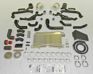 Hellion Turbo - Chevy LS Swap Twin Hellion 62mm Turbo Intercooled Race Kit 