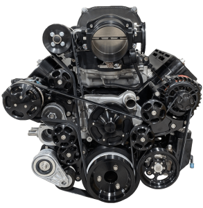 Wegner Automotive - Wegner 10 Rib Serpentine Drive System For Camaro LS Using Magnuson TVS2650 Supercharger - Alternator AC PS and WP