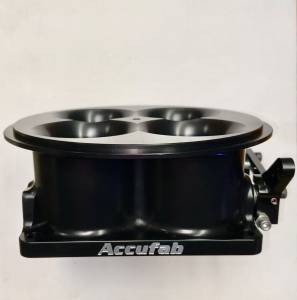 Accufab Racing - Accufab 4-Barrel 5500 Black Anodized Competition Throttle Body