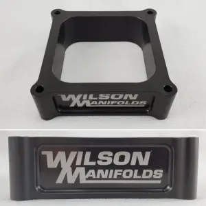 Wilson Manifold - Wilson Manifolds 2.00" Open Lightweight Carburetor Spacer 4500