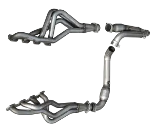 American Racing Headers - ARH Dodge Ram 1500 2009-2018 1-3/4" x 3" Long Tube Headers & Full Non Catted Connection Pipes With Stainless Steel Dual Tips (6-Speed)