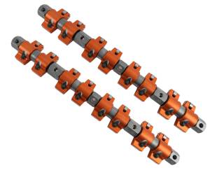 Harland Sharp - Harland Sharp Big Block Mopar 7/8" Shaft Mount Roller Rocker Arms, 1.5 Ratio, for TFS Powerport Heads and Edelbrock RPM