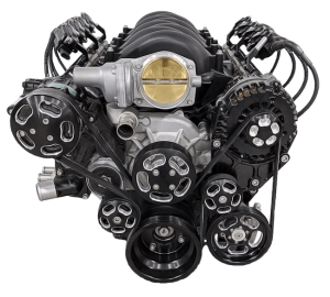 Wegner Automotive - Wegner 6 Rib Serpentine Drive System For Natural Aspirated LS Engines - Alternator, AC, PS and WP