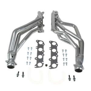 BBK Performance - Ford Mustang 1979-2004 Coyote Swap BBK Performance Polished Silver Ceramic Long Tube Headers 1-3/4"