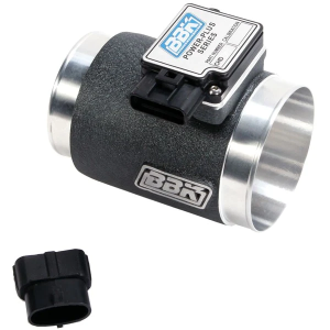 BBK Performance - Ford Mustang 5.0L 1986-1993 76MM MAF Kit For 24LB Injectors W/ 6 Pin to 4 Pin Adapter - For Factory Air Box