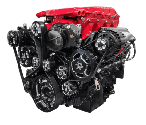 Wegner Automotive - Wegner 10 Rib Serpentine Drive System For LT4 6.2L Using Whipple 3.0L Supercharger - Alternator PS, WP & Wet Sump