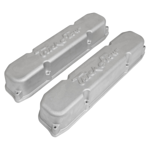 Trickflow - Trickflow BBM Cast Aluminum 3.688" Tall Valve Covers - Raw Aluminum