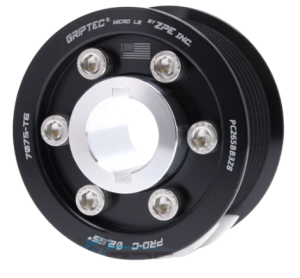 ZPE Griptec - Griptec 8-Rib ProCharger Non-Offset Supercharger Pulley - With Hub Kit
