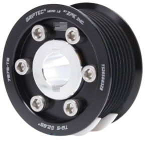 ZPE Griptec - Griptec 8-Rib TorqStorm Supercharger Pulley - With Hub Kit