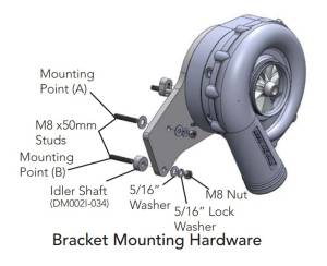 ATI/ProCharger Parts - ProCharger 1999-2001 Mustang Cobra & 2003-04 Mach 1 Supercharger Mounting Bracket